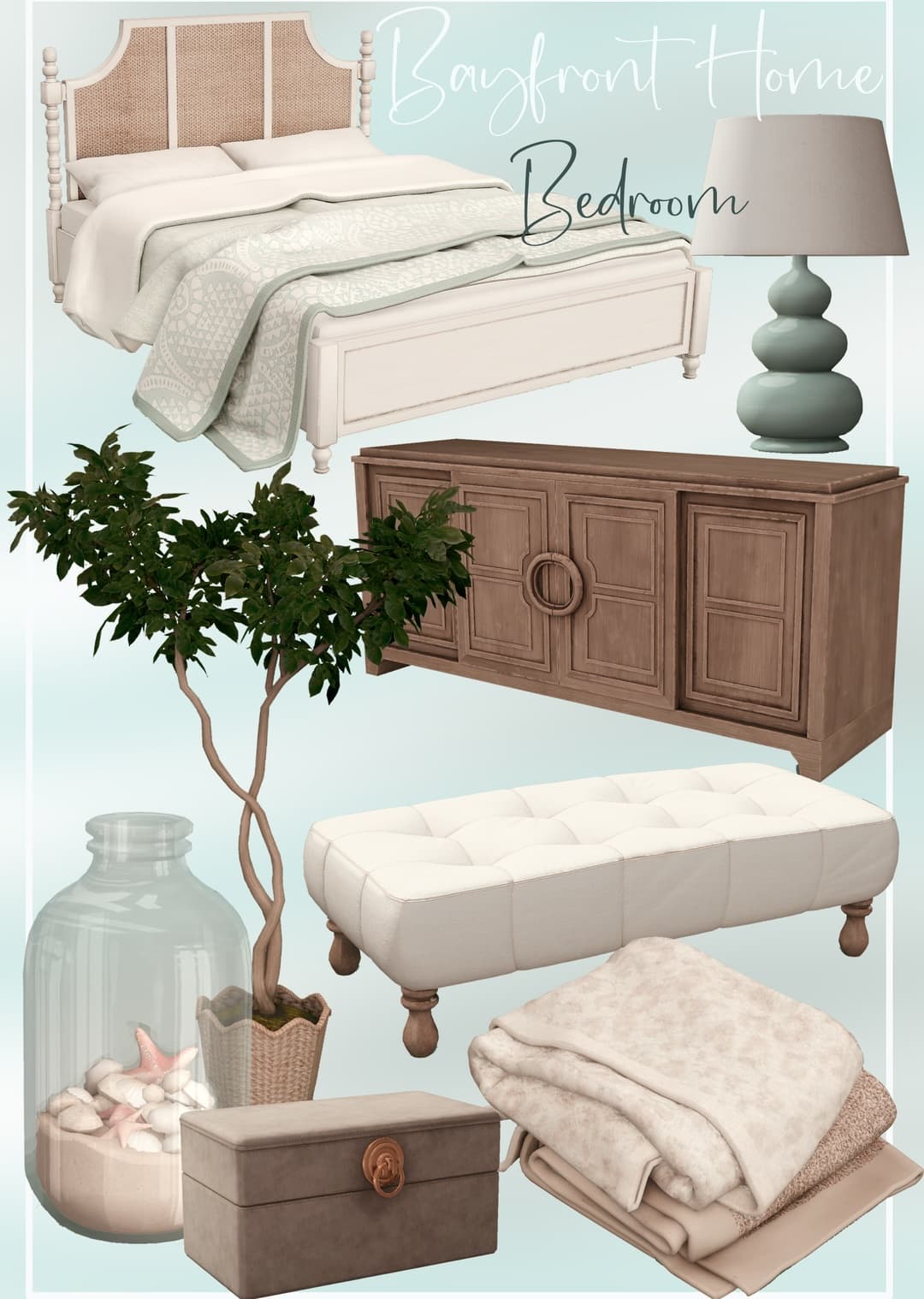 Скриншот мода Сет для спальни Bayfront Home